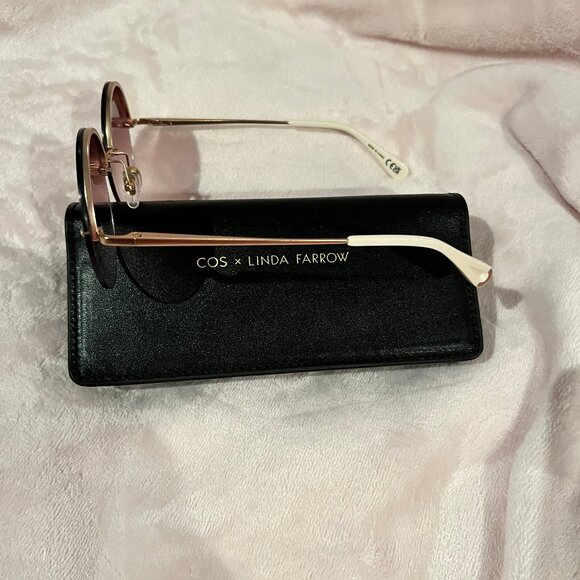 Linda Farrow - Cos  Orbit Sunglasses / Rose Gold - Picture 5 of 7